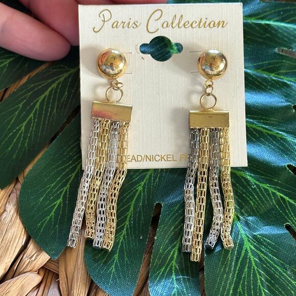 BOGO FREE MIXED CHAIN VTG EARRINGS - Picture 1 of 5